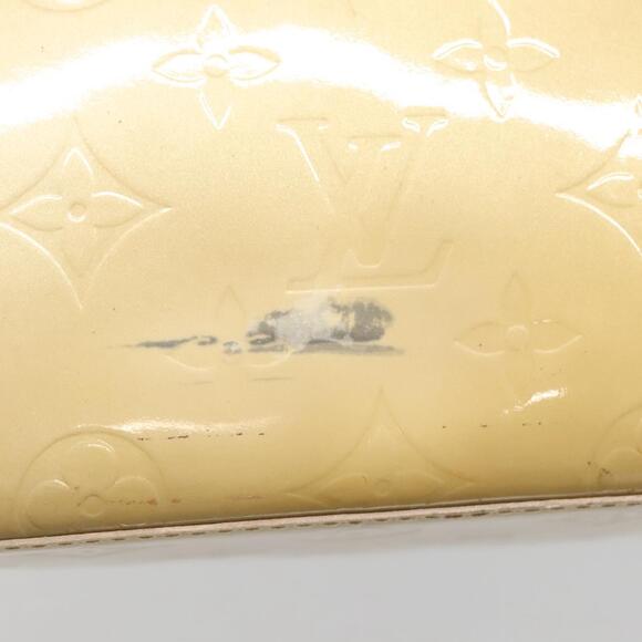LOUIS VUITTON Monogram Vernis Reade MM Hand Bag Beige M91141 - Picture 10 of 16